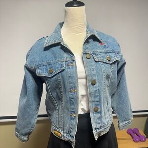 Pocahontas Disney Blue Denim with Gold Embroidery